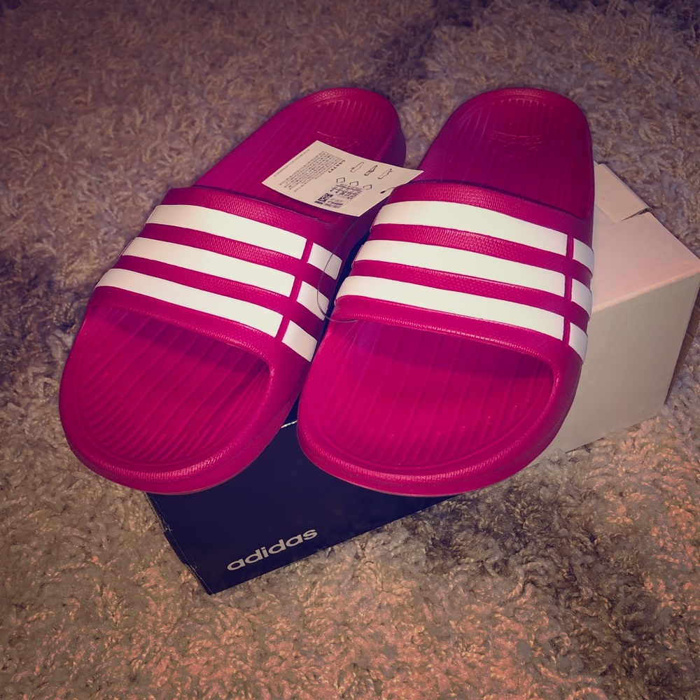 Girls Adidas Duramo slides (water sandals)